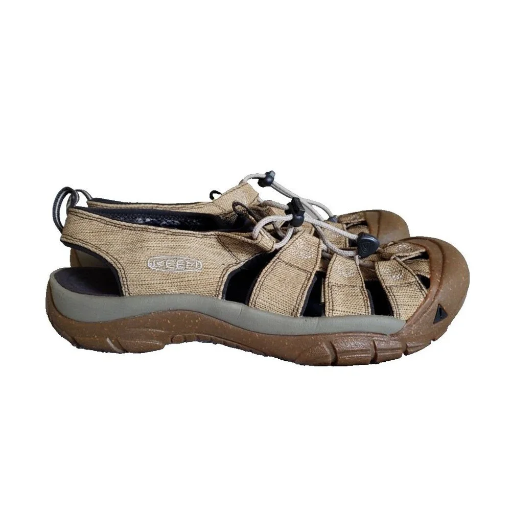 KEEN Newport H2 Hemp Sandals Men's Size 11.5 Brown Water Hiking Outdoor Shoes
